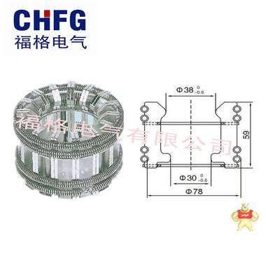 梅花触头 3150A梅花触头 VS1真空断路器用64片梅花触头 动触头 梅花触头,高压触头,真空梅花触头,真空动触头,户内真空动触头