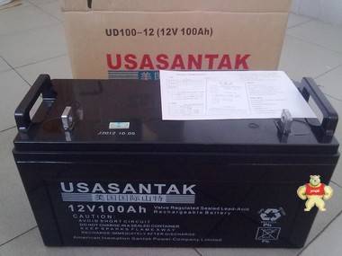 山特蓄电池6GFM-12100  美国山特蓄电池12v100ah 免维护蓄电池 蓄电池UPS 