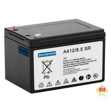 德国阳光蓄电池A412/8.5SR进口12V8.5AH胶体蓄电池 特价包邮 电源蓄电池销售中心 