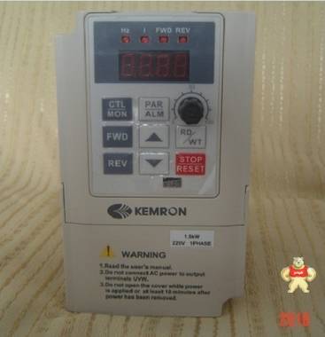 福建总代 香港科姆龙KV1900-G0007-4T变频调速器0.75KW瓦380V伏 
