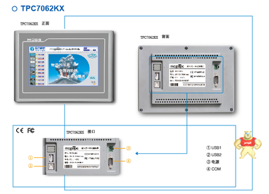 昆仑通态触摸屏TPC7062TX /TPC7062KX /TPC7062KS