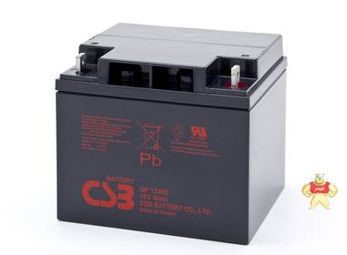 CSB蓄电池GP12400阀控式免维护铅酸蓄电池12V40AH 中企豪建 
