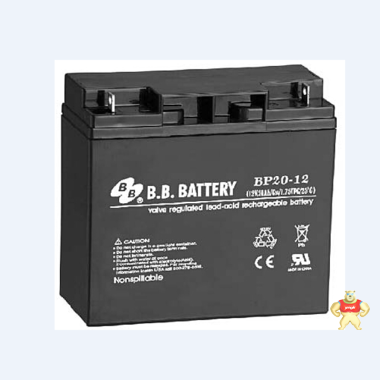 台湾BB.美美蓄电池BP20-12阀控式铅酸免维护蓄电池12V20AH 中企豪建 