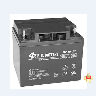 台湾BB.美美蓄电池BP40-12阀控式铅酸免维护蓄电池12V40AH 中企豪建 