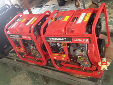 自發(fā)電柴油焊機250A柴油發(fā)電電焊機 閃威發(fā)電機廠家 