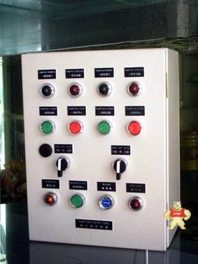 定制水泵控制箱控制柜 2路控制5kw及以下 手动自动 