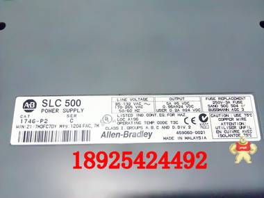 全新现货 AB PLC电源 SLC 500 1746-P2 