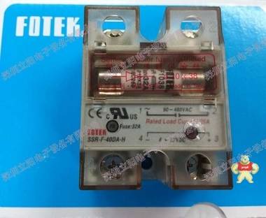 [全新原装]FOTEK台湾阳明单相固态继电器SSR-F-40DA-H 