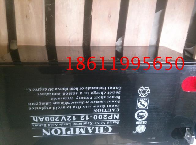 冠军机房专用蓄电池12V200AH  冠军EPS蓄电池NP200-12