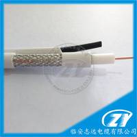 厂家供应同轴电缆RG6+光缆组合线广电专用同轴线缆