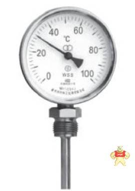 常州双环 双金属温度计WSS311径向,1.5级,表面60mm,50℃,300℃ 