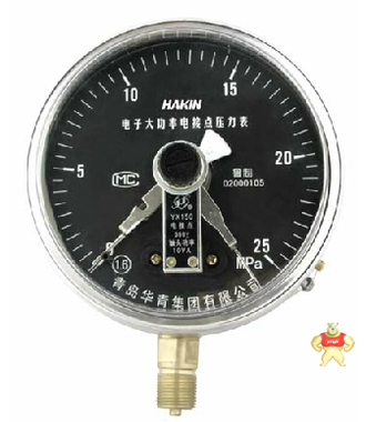 YX150E 电子大功率电接点压力表 表面150mm 大容量 青岛华青仪表 