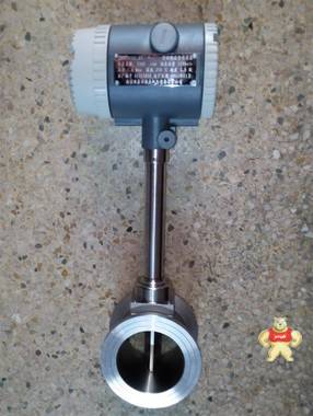 不锈钢涡街流量计,锂电池供电现场显示型蒸汽流量计LUGB2404P4 