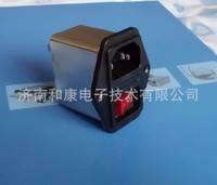 帶開(kāi)關(guān)插座電源濾波器6A帶紅色指示燈CW2B-6A-T廣志原裝