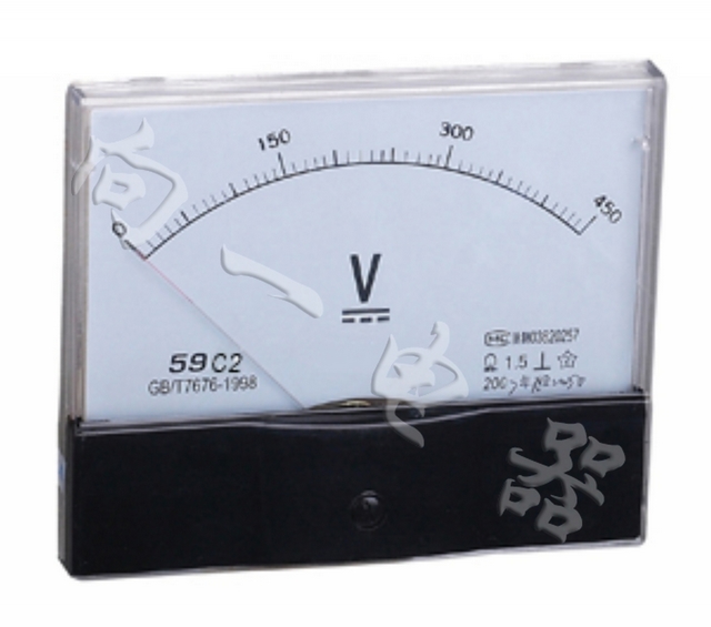 59C2-V 直流伏特电力测量仪器仪表/指针表 直流电压表 120*100