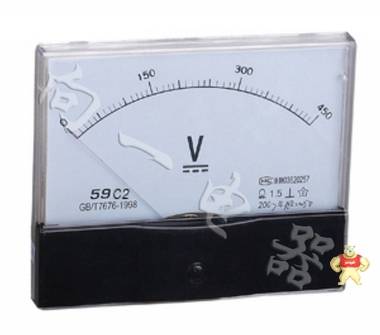 59C2-V 直流伏特电力测量仪器仪表/指针表 直流电压表 120*100 