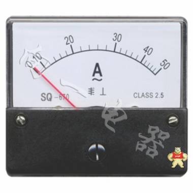 SQ670/CZ670-A 测量安培板表/指针表 直流电流表 交流电流表60*71 