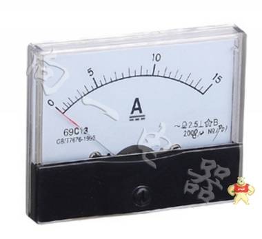 69C13-A 电工DC安培测量板表/指针表 直流电流表 80*65 