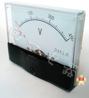 交流伏特测量仪表 69L13-V 电压指针表/板表80*65 
