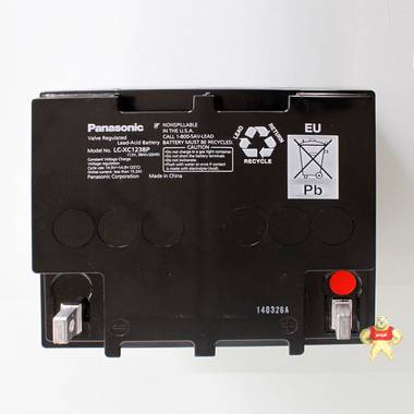 松下蓄电池12V38AH电瓶铅酸免维护电池 LC-XC1238 储能电池 