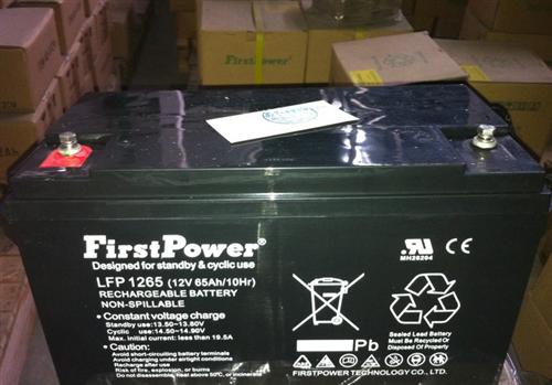 FirstPower一电蓄电池LFP1265/一电蓄电池12V65AH出厂价销售/