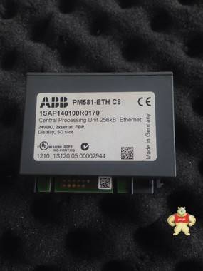 ABB PLC开关 CPU单元 PM581-ETH C8 1SAP140100R0170+ABB PLCCPU 