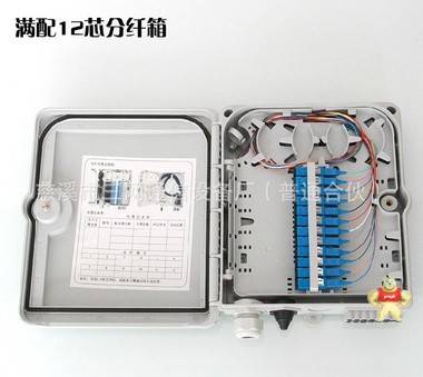 12芯光纤分线盒 12口光纤分纤盒 FTTH光缆分线箱（三网通信制造） 