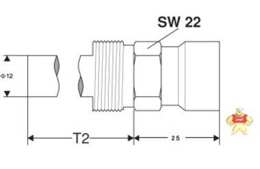 霍尼韋爾/HoneywellC浸入式溫度傳感器 T7413A1041  現(xiàn)貨 