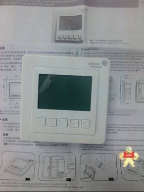 Johnson江森T5200-TB-9JR0 风机盘管液晶温控器 