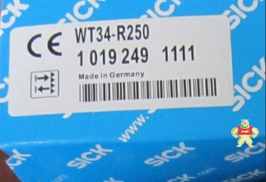 全新原装德国进口SICK施克（西克） 传感器WT34-R250 