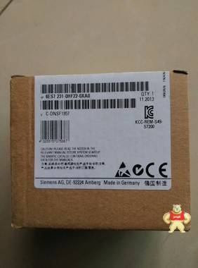 6ES7231-0HF22-0XA0 全新没开封 原装进口 