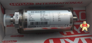 现货贺德克压力传感器EDS348-5-250-000 