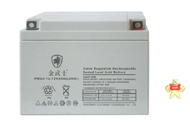 金武士电池 PW24-12 12V 24AH UPS电池 直流屏电柜铅酸蓄电池 