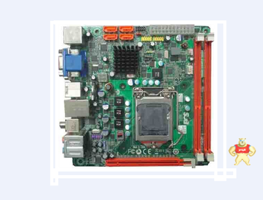 ECS H55H-I 嵌入式高清MINI-ITX主板，DVI、VGA常规接口 