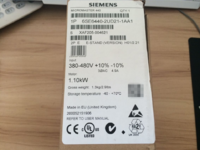 6SE6440-2UD21-1AA1西门子MM440变频器1.1KW/6SE644O-2UD21-1AA1 西门子工控设备