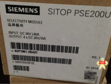 6EP1961-2BA21/西门子SITOP PSE200U选择模块10A 原装现货 西门子工控设备 