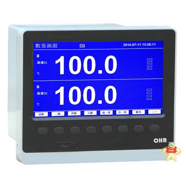 专业销售 PID调节无纸记录仪 温湿度无纸记录仪 炉温曲线记录仪 