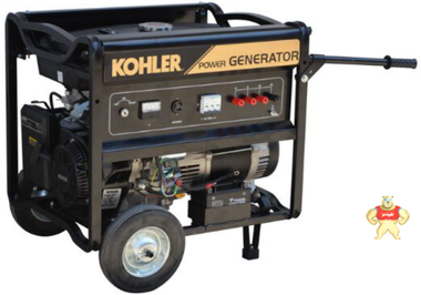 美国 科勒6kw汽油发电机KL-9000单相电启动家用工业小型进口动力 