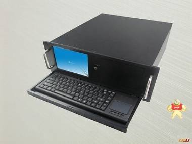 隆丰源4U工业一体工控机箱8.9寸显示屏带触摸显示一体键盘机箱深度(50CM) 