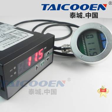 在线红外线测温仪现场显示型QC-500F4-20MA输出0-500℃2路继电器控制TAICOOEN品牌现货全国包邮 