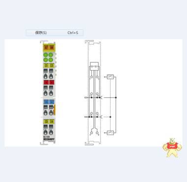 KL1104 4通道数字量端子模块 德国倍福BECKHOFF 原装进口 有现货