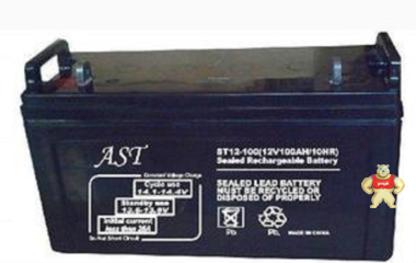 AST蓄电池ST12-100机房ups电源蓄电池 朗旭电子 AST,ST12-100,ups电源,12V100AH,铅酸蓄电池