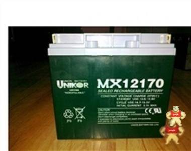 韩国友联电池12V17AH免维护蓄电池UNION MX12170 朗旭电子 