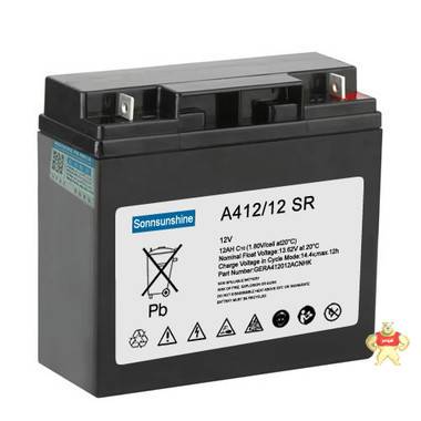 德国阳光电池 A412/12S 阳光A400系列 （12V12AH）进口 德国阳光蓄电池 北京通亚兴旺 