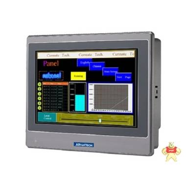 研华WOP-2070V 7" TFT LCD, 2*RS-232/422/485, 1*LAN, 1*Micro-SD卡 