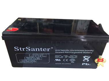 StrSanter山特蓄电池12V120AH20HRups蓄电池6GFM120 朗旭电子 