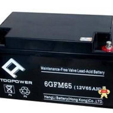 TOOPOWER天力蓄电池_天力12V65AH机房ups蓄电池__天力ups电池6GFM65 6GFM65,TOOPOWER电池,天力蓄电池,12V65AH,ups蓄电池