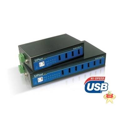 MOXA UPort 404-T 工业级4口USB HUB 宽温型 