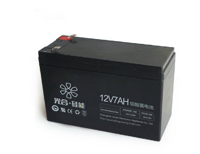 光合硅能蓄电池12V7AH