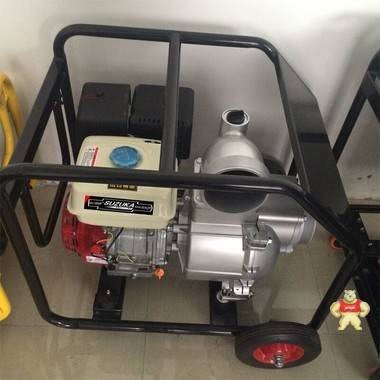 移动式6寸汽油机抽水泵 大流量排水泵 15马力P汽油动力水泵 